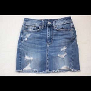 American Eagle denim mini skirt